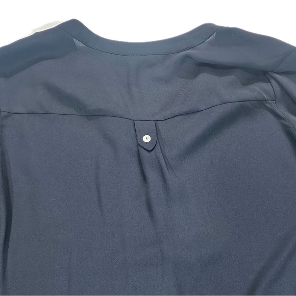 ModCloth Blouse Womens Large Black Vintage Inspired Classic Feminine Work Top - Picture 7 of 8